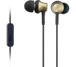 SONY MDR-EX650APT Headphones - Black & Gold